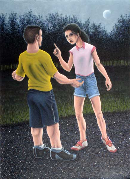 August - Acrylic Painting on Canvas