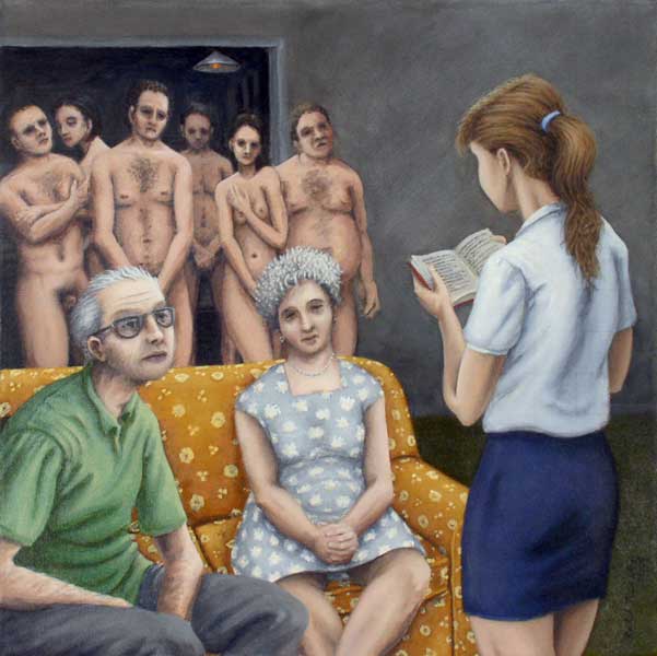 Read the Room - Acrylic Painting on Canvas