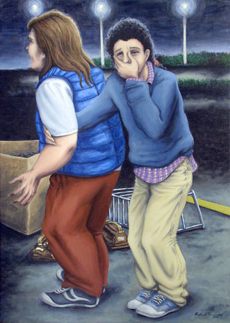 Last Night - Acrylic Painting on Canvas